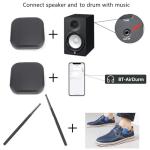 RGB Electric Air Drum Set with Bluetooth Sounds