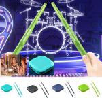 Bluetooth Electronic Drum Set with Air Drum Sticks