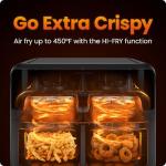 Chefman Dual Basket Air Fryer with Easy View