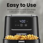 CHEFMAN 2 Qt Digital Mini Air Fryer - Black