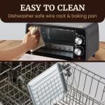 Elite Gourmet 4-Slice Compact Toaster Oven