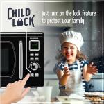 Nostalgia Retro 900-Watt Countertop Microwave Oven