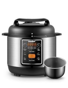 COMFEE’ 7-in-1 Electric Multi Cooker, 3 Quarts