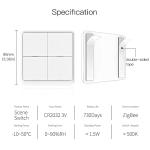 MOES Wireless Smart Scene Switch for Home Automation