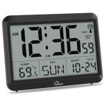 Atomic Digital Wall Clock with Temperature and Date