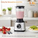 Sweetcrispy 6-Cup Food Processor and Blender Combo