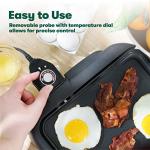 Bella Electric Griddle with Warming Tray, Smokeless