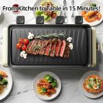 Aoran Electric Smokeless Grill with Adjustable Temperature
