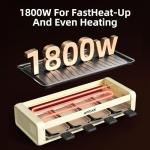 Aoran Electric Smokeless Grill with Adjustable Temperature