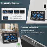 DreamSky Large Digital Clock with USB & Battery Backup