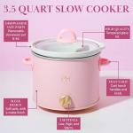 Paris Hilton 3.5-Quart Pink Manual Slow Cooker