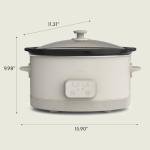 Bella 6Qt Programmable Slow Cooker with Nonstick Pot