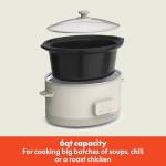 Bella 6Qt Programmable Slow Cooker with Nonstick Pot
