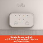 Bella 6Qt Programmable Slow Cooker with Nonstick Pot