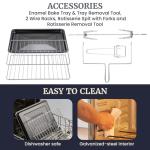 Elite Gourmet 18-Slice French Door Convection Oven