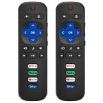 Replacement Remote for Roku TVs - 2 Pack