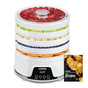 COSORI 5-Tray Food Dehydrator with Timer and Recipes