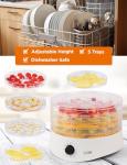Food Dehydrator with 5 BPA-Free Trays