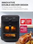 Midea 11 Quart Dual Basket Air Fryer Oven
