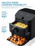 Midea 11 Quart Dual Basket Air Fryer Oven