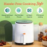 Cosori 4 Qt Smart Air Fryer with Recipes