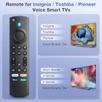 Voice Remote for Insignia, Toshiba, Pioneer Smart TVs
