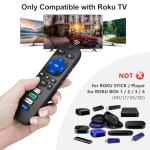 Replacement Remote for Roku TVs - 2 Pack