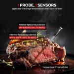 Smart Meat Thermometer with Bluetooth and WiFi