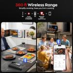 Smart Meat Thermometer with Bluetooth and WiFi