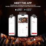 Smart Meat Thermometer with Bluetooth and WiFi