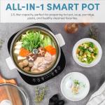 Smart Electric Hot Pot and Rapid Boil Steamer