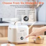 BOILORA Smart Egg Cooker with Timer and Steamer