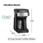 Hamilton Beach Alexa-Compatible 12 Cup Coffee Maker