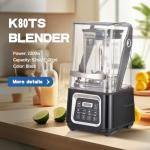 High-Power Commercial Smoothie Blender with 4 Settings