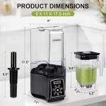 CRANDDI 1500W Smart Touchscreen Blender, 80oz