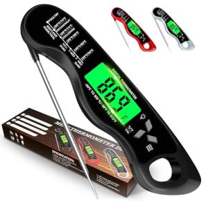 Digital Meat Thermometer - Waterproof & Backlit