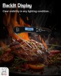 Fast Digital Food Thermometer with Foldable Probe