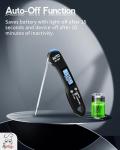 Fast Digital Food Thermometer with Foldable Probe