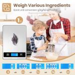 Precision Kitchen Scale with LCD Display, 11lb Capacity