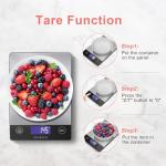 CROWNFUL Stainless Steel Digital Kitchen Food Scale