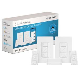 Lutron Caseta Smart Dimmer Switch Kit with Hub