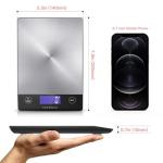 CROWNFUL Stainless Steel Digital Kitchen Food Scale