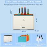 Etespie Smart Self-Cleaning Cutting Board Set