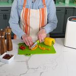 Smart Cutting Board and Knife Set - Self Cleaning
