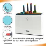 Smart Cutting Board and Knife Set - Self Cleaning