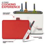 Smart Cutting Board and Knife Set with Holder