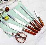 Smart Cutting Board and Knife Set with Holder