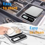 YONCON Smart Digital Kitchen Food Scale 3kg