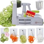 Brieftons 5-Blade Heavy-Duty Vegetable Spiralizer