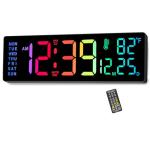 Soobest 14.2" Color Changing LED Wall Clock